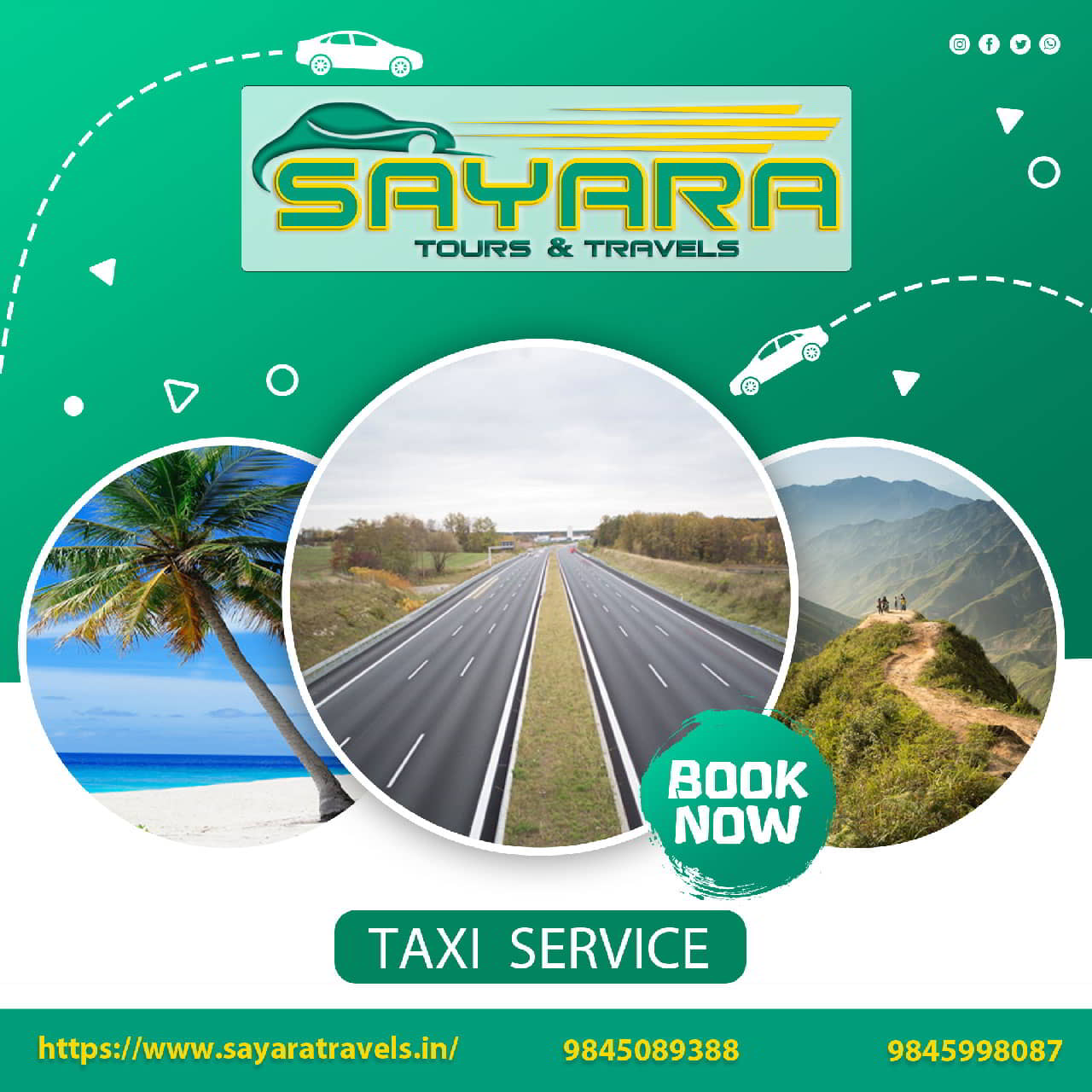 Contact - Sayara Tours and Travels